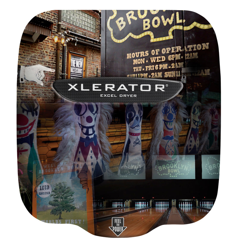Excel Dryer XL-SI XLERATOR Hand Dryer Lets You Add Your Custom Logo or Design On the Cover