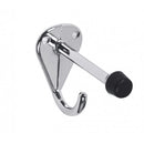 NOT AVAILABLE: A&J Washroom UB14 Chrome Hat Hook & Coat Hook w/ Bumper