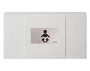 Foundations 200-EH Series with Stainless Front, Baby Diaper Changing Station with Backer Plate
