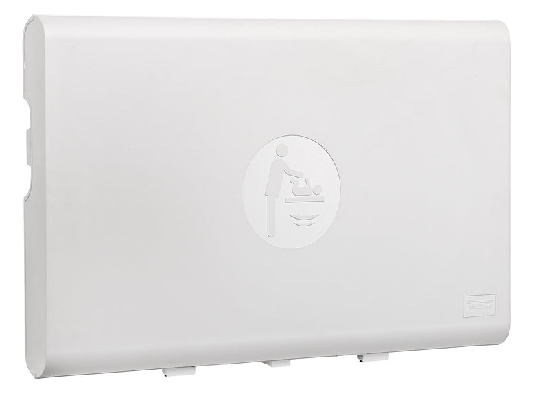 Saniflow CP0016H-ASTM BabyMedi White Plastic Baby Changing Station - Horizontal